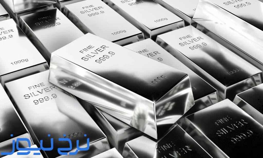 نمودار قیمت نقره در 10 سال گذشته