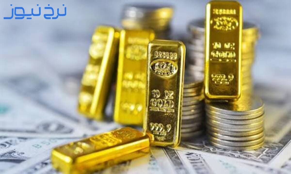 نمودار قیمت طلا در ماه گذشته