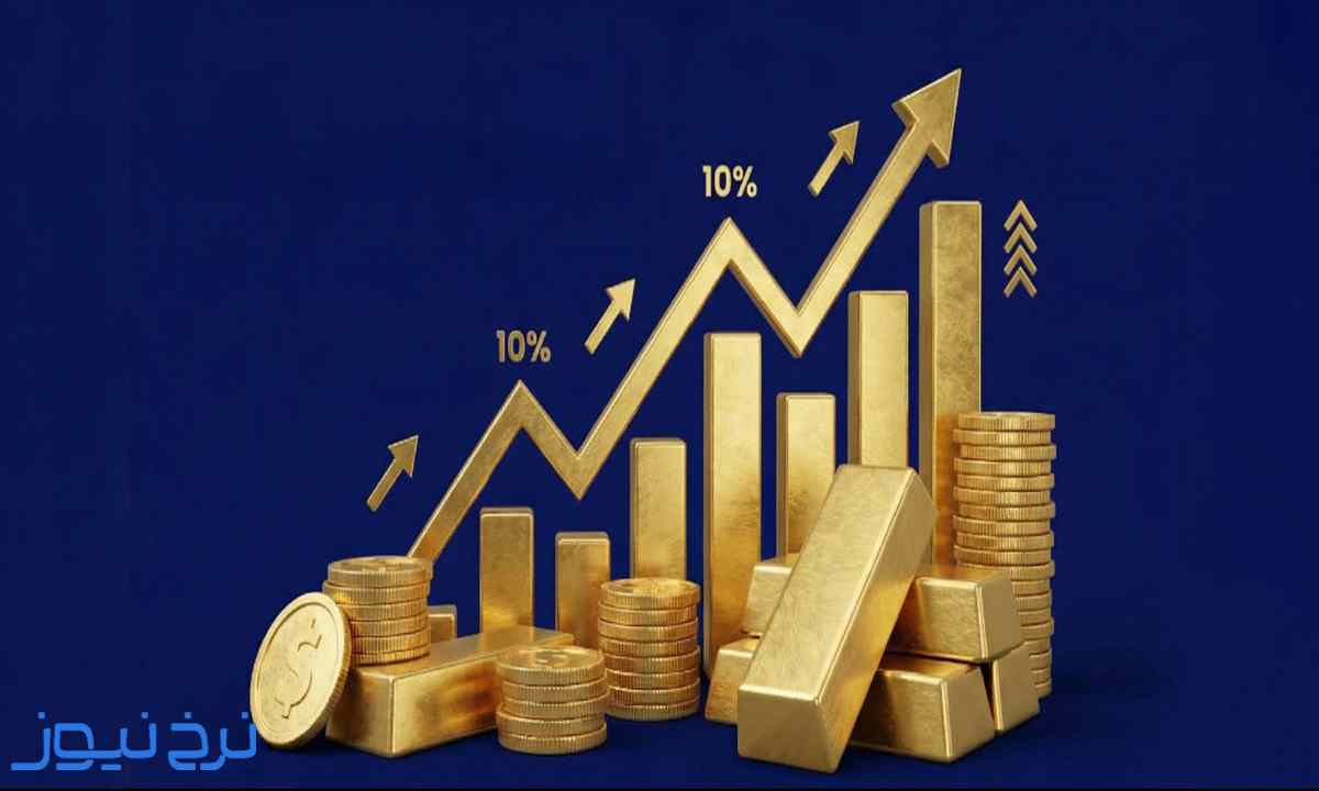 نمودار قیمت طلا در سال 1409