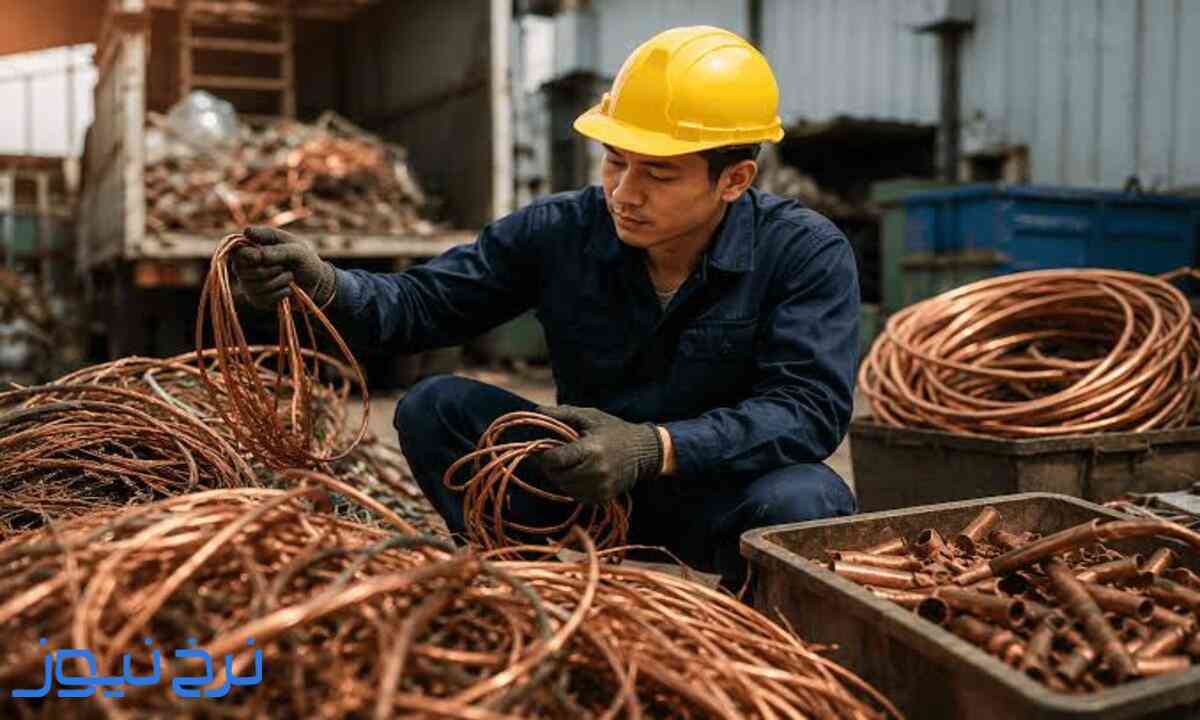 بازیافت ضایعات مس